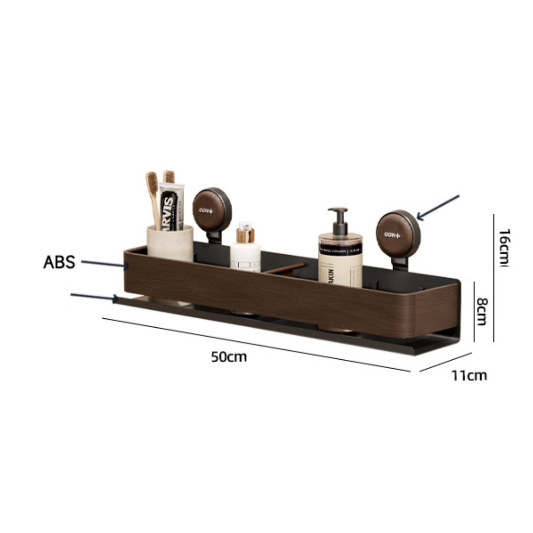 Wall Mounted Heavy Duty Suction Storage Organizer Rack