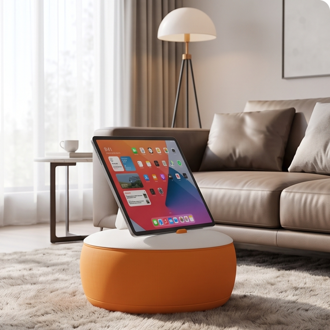 Adjustable Soft Bean Bag Pillow Phone and Tablet Stand