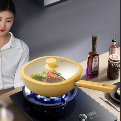 Premium Non Stick Deep Frying Pan - 24cm