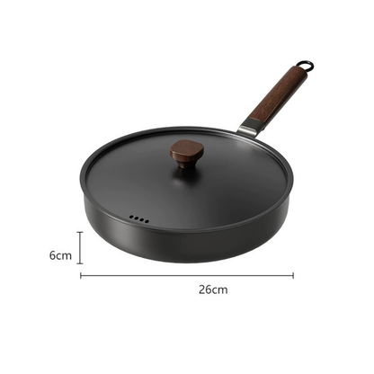 Native Titanium Non Stick Frying Pan with Lid - 26 cm