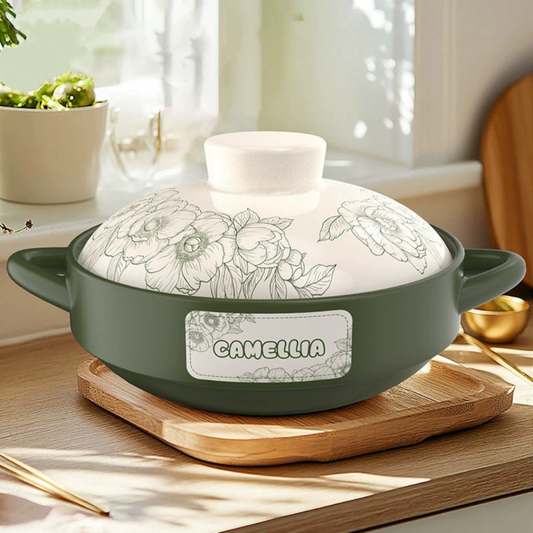 Premium Ceramic Clay Casserole Cooking Pot