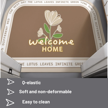 Grand Welcome Slip-Resistant Floor Mat with Chic Design