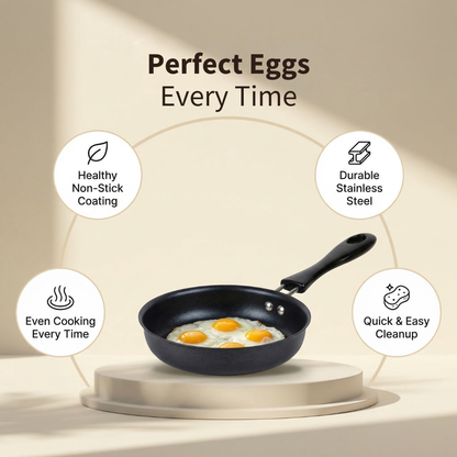 Premium Stainless Steel Non-Stick Frying Pan