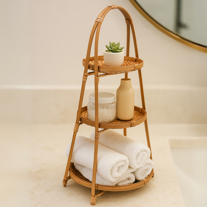 Multi-Purpose Elegant Hand Woven Bamboo Basket