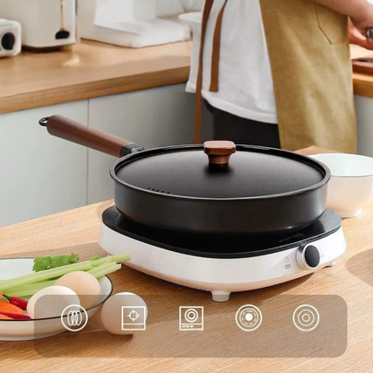 Native Titanium Non Stick Frying Pan with Lid - 26 cm