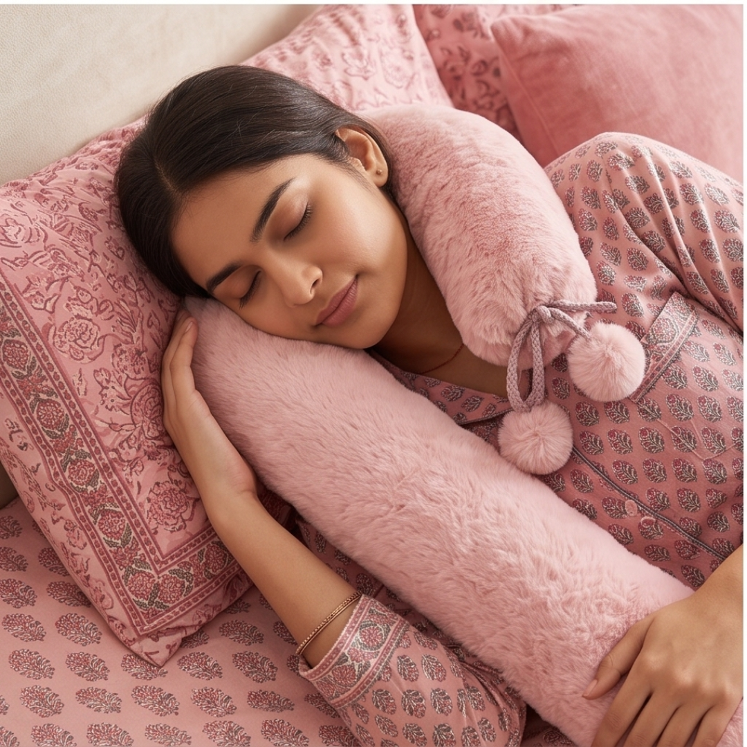 Soft Plush Hot Water Bottle for Menstrual Cramps and Relaxation