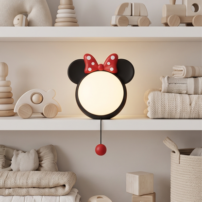 Cute Mickey Silicone Tap Control LED Night Light