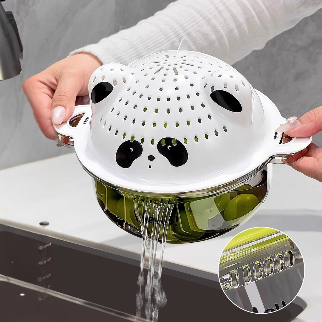 Double-Layer Multi-Purpose Drain & Storage Basket