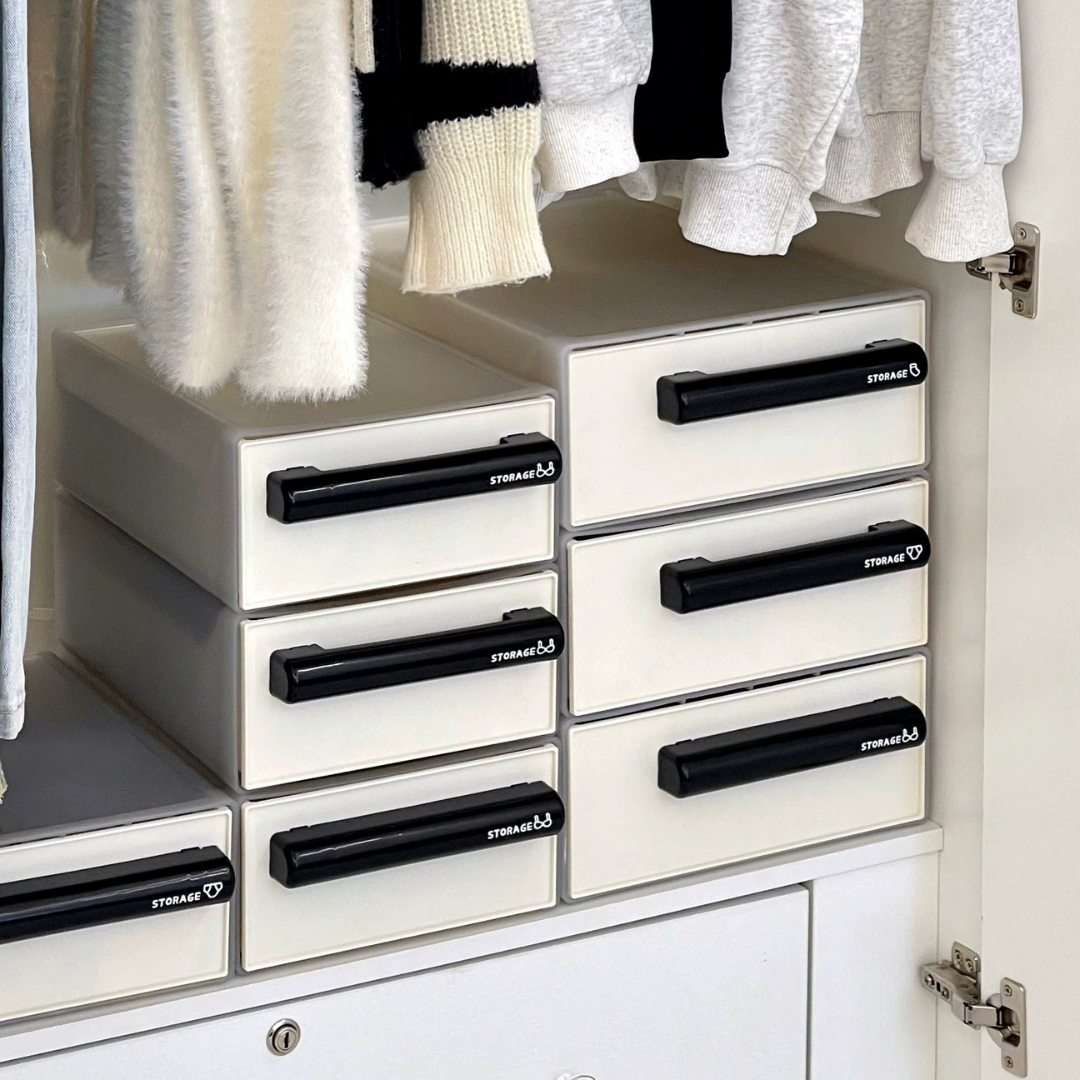 Multi Compartment Wardrobe Drawer Organizer Storage Box