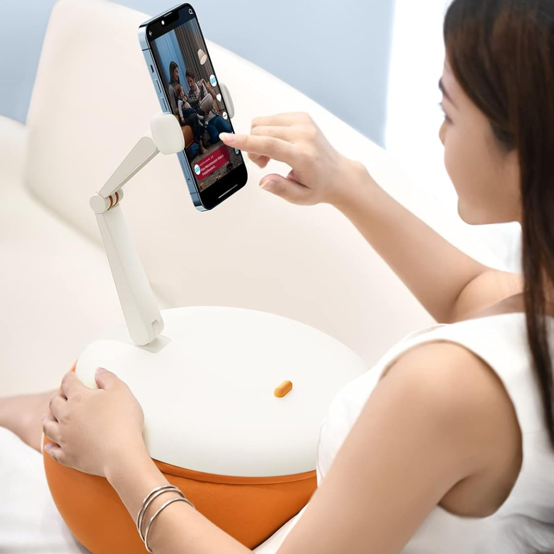 Adjustable Soft Bean Bag Pillow Phone and Tablet Stand