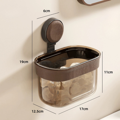 Modern Transparent Wall Mounted Storage Basket