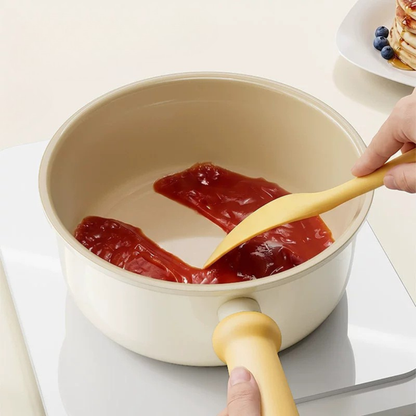 Ceramic Non Stick Cooking Saucepan with Glass Lid