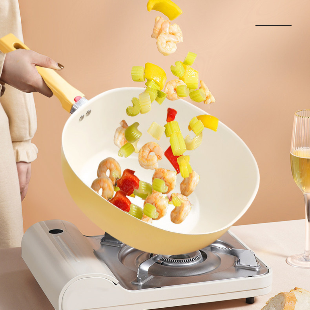 Premium Non Stick Deep Frying Pan - 24cm