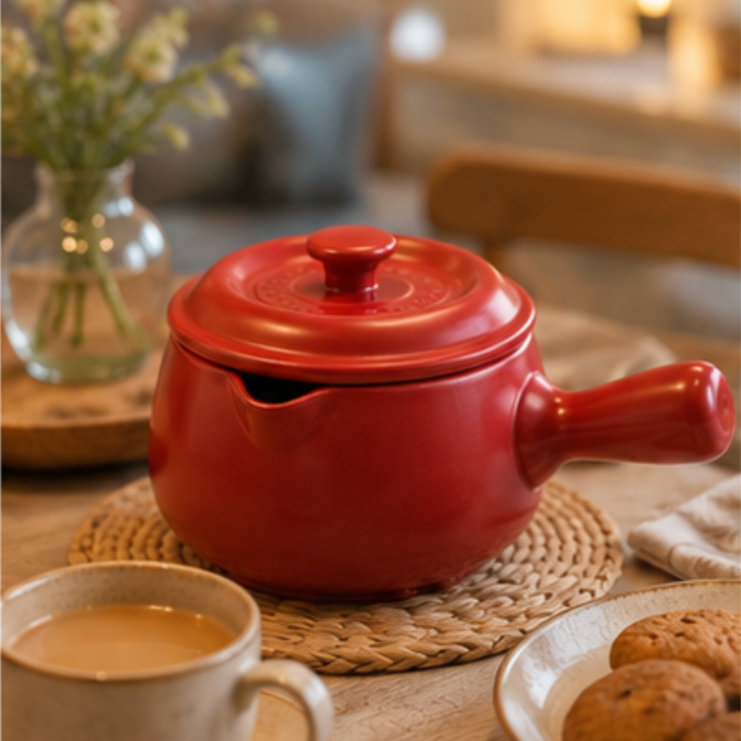Heat Resistant Ceramic Milk Pan - 500ml