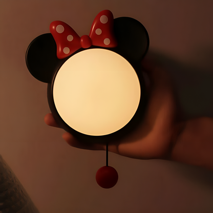 Cute Mickey Silicone Tap Control LED Night Light