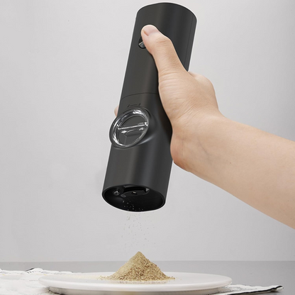 One-Touch Adjustable Spice Grinder with LED Light