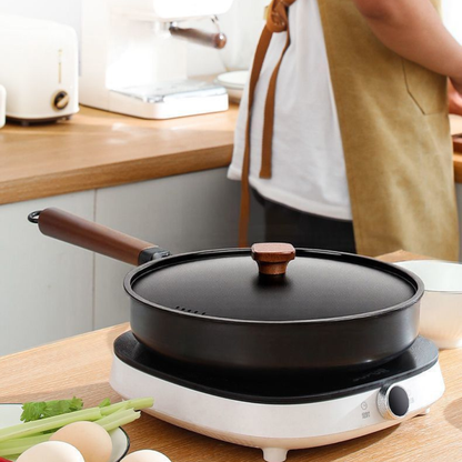 Native Titanium Non Stick Frying Pan with Lid - 26 cm