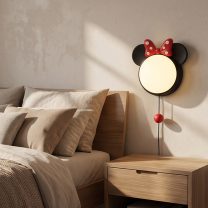 Cute Mickey Silicone Tap Control LED Night Light