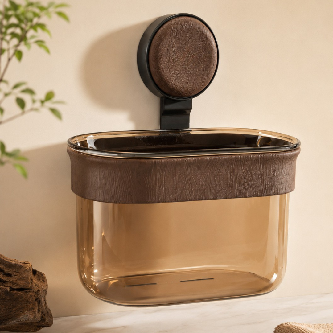 Modern Transparent Wall Mounted Storage Basket