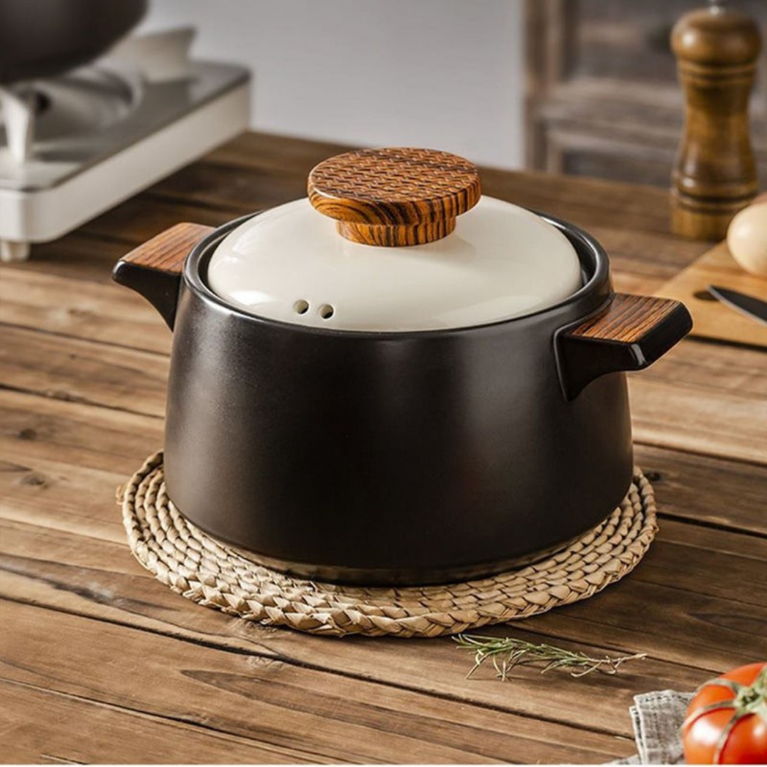Multipurpose Premium Food-Safe Ceramic Heat Resistant Cooking Pot