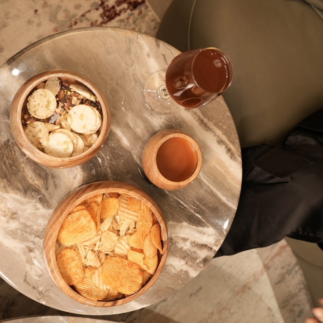 Premium Quality Beautiful Design Akasia Wooden Bowls for Modern Kitchen Storage Use