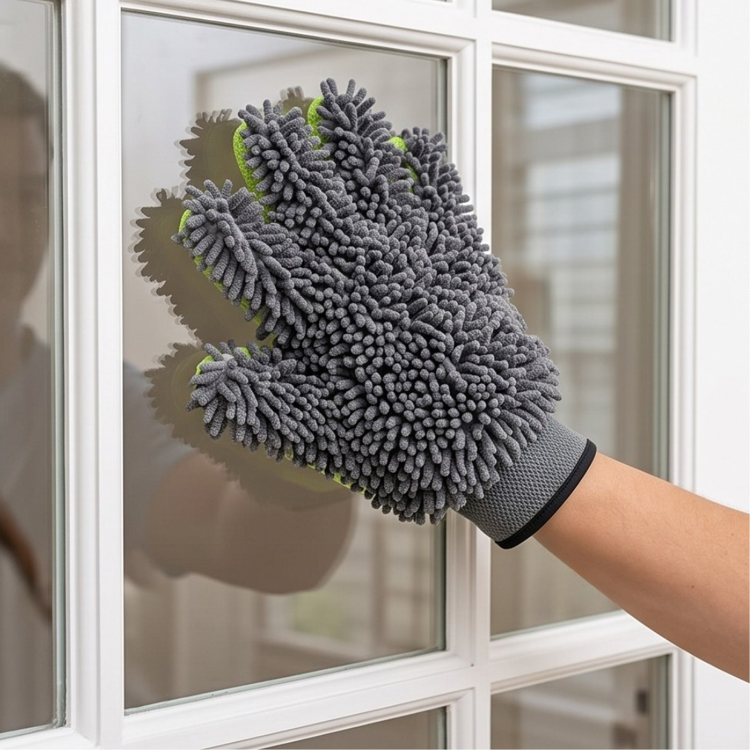 Multiuse Double Sided Chenille Cleaning Gloves