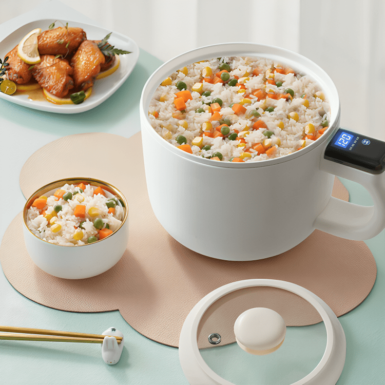 Efficient Mini Cooker with Non-Stick Food-Grade Coating
