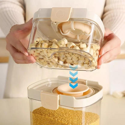 Premium Airtight Kitchen Storage Jars with Durable Sealed Lid