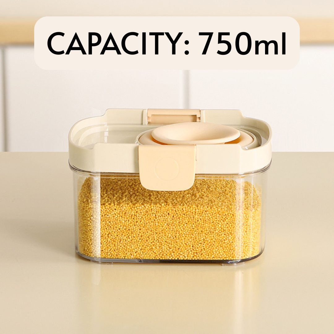 Premium Airtight Kitchen Storage Jars with Durable Sealed Lid