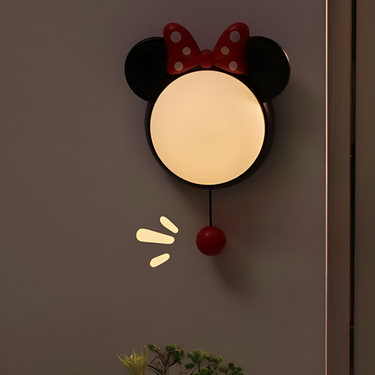 Cute Mickey Silicone Tap Control LED Night Light