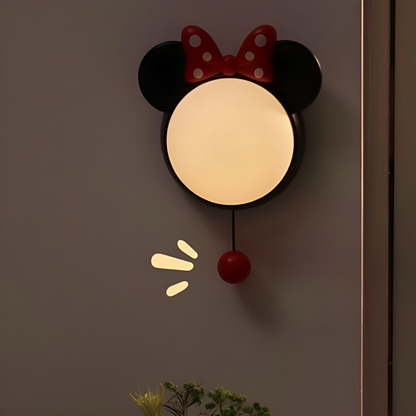 Cute Mickey Silicone Tap Control LED Night Light