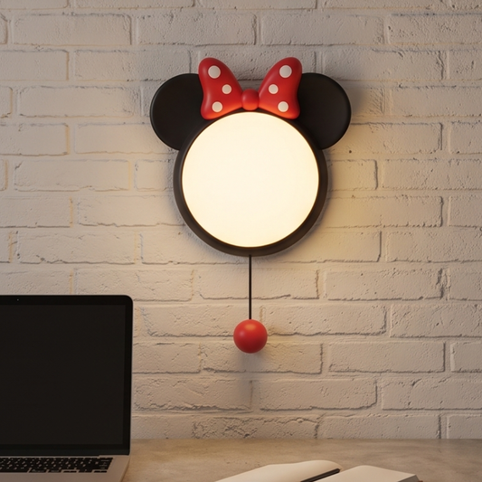 Cute Mickey Silicone Tap Control LED Night Light