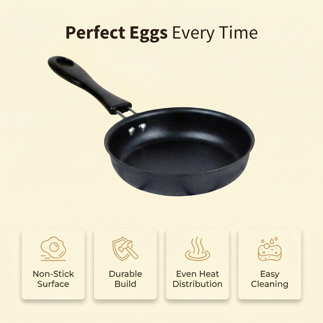 Premium Stainless Steel Non-Stick Frying Pan