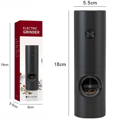 One-Touch Adjustable Spice Grinder with LED Light