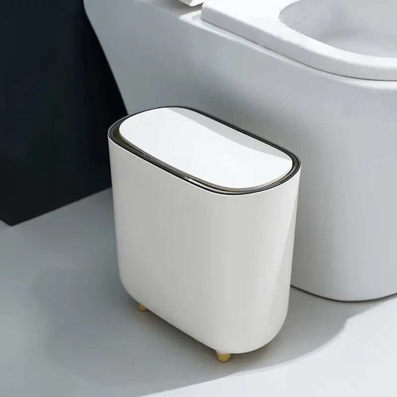 Premium Space-Saving Trash Can with Durable Material
