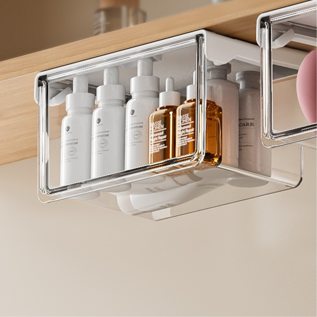 Under Shelf Hanging Storage Drawer Organizer