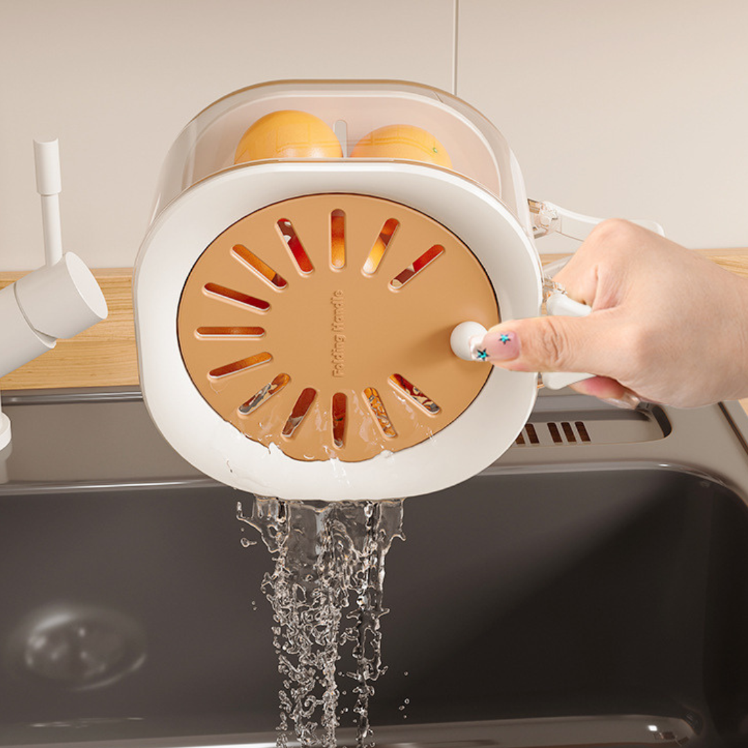 2 in 1 Multifunctional Washing Bowl with Strainer