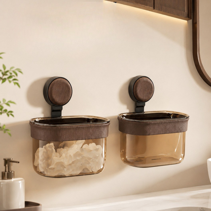 Modern Transparent Wall Mounted Storage Basket