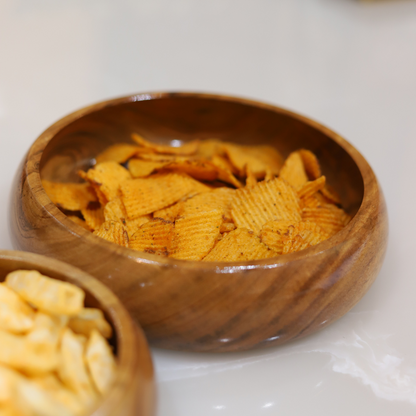 Premium Quality Beautiful Design Akasia Wooden Bowls for Modern Kitchen Storage Use