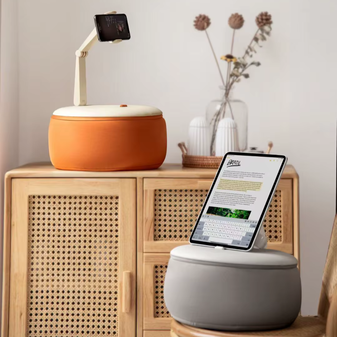 Adjustable Soft Bean Bag Pillow Phone and Tablet Stand