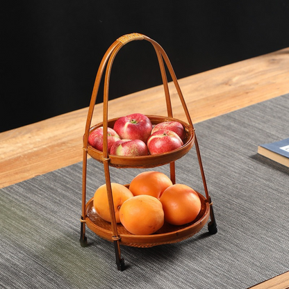 Multi-Purpose Elegant Hand Woven Bamboo Basket