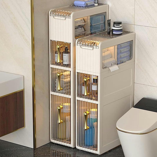 Compact Vertical Storage Drawer Cabinet