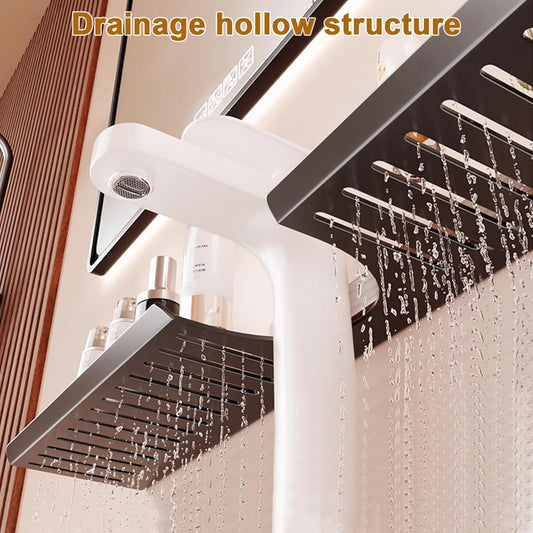 Wall Mounted Sink Organizer Shelf with Strong Suction