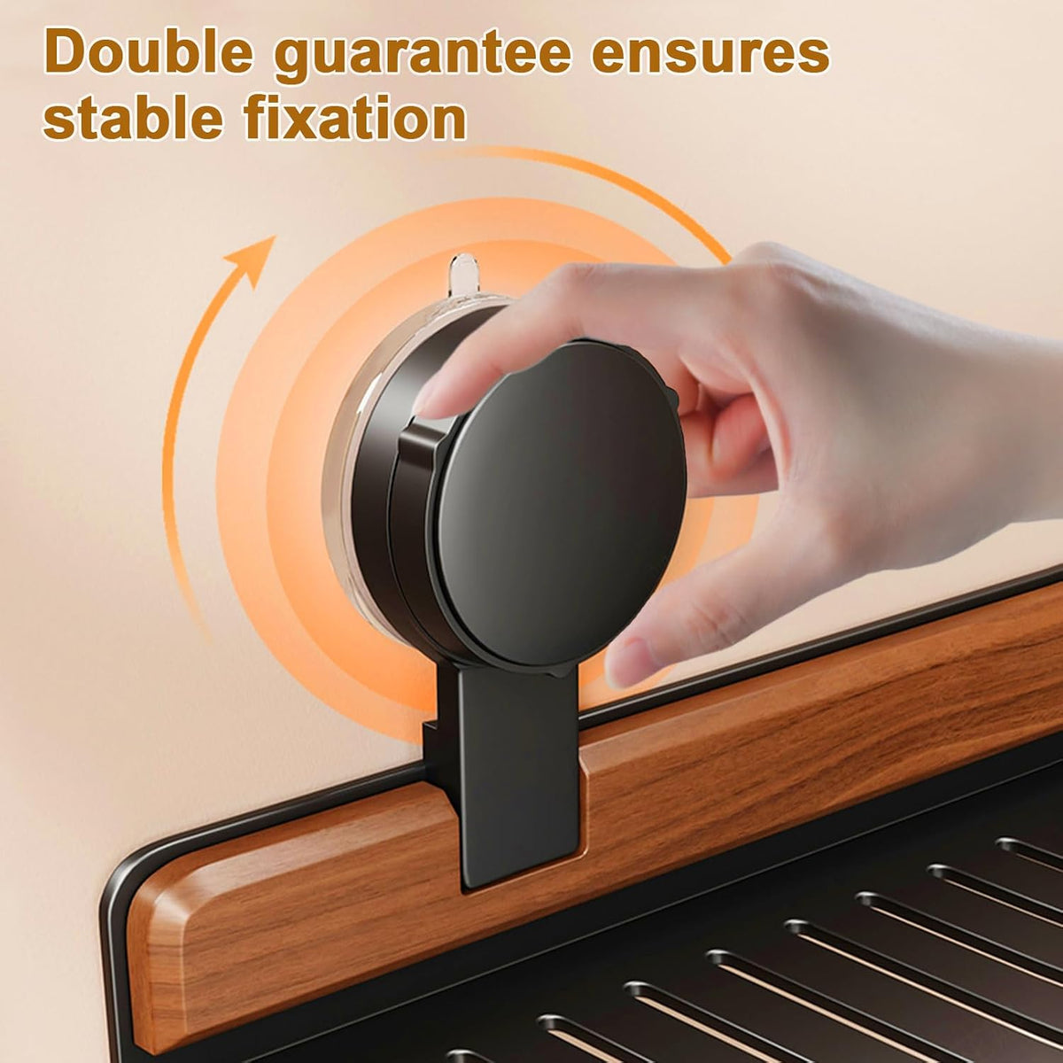 Wall Mounted Sink Organizer Shelf with Strong Suction