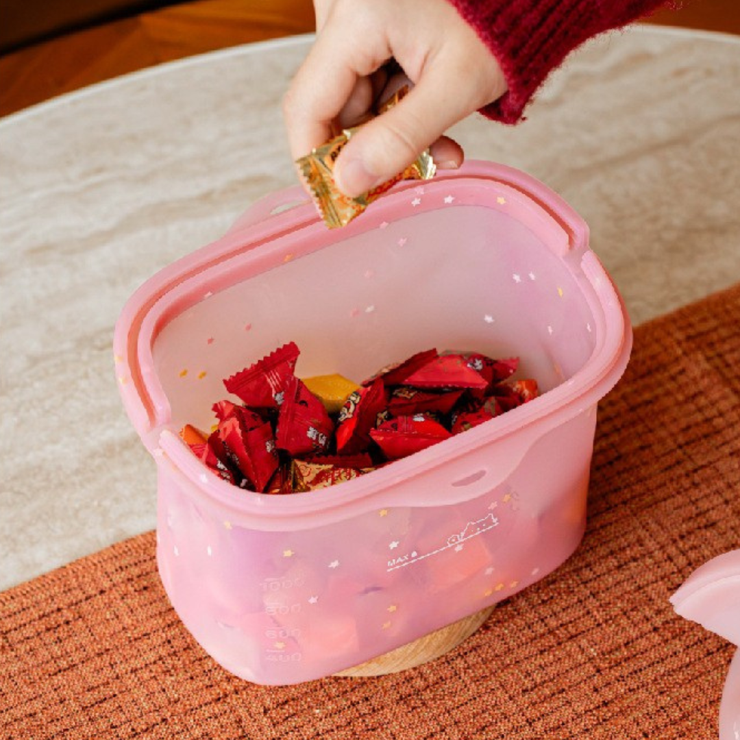 Reusable Silicone Stand Up Storage Bag - 1000ml