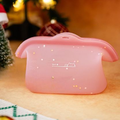 Reusable Silicone Stand Up Storage Bag - 1000ml