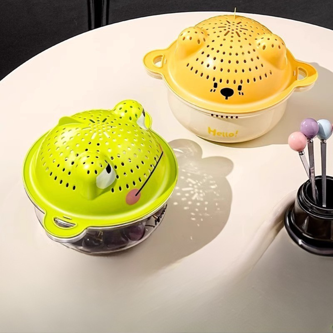 Double-Layer Multi-Purpose Drain & Storage Basket