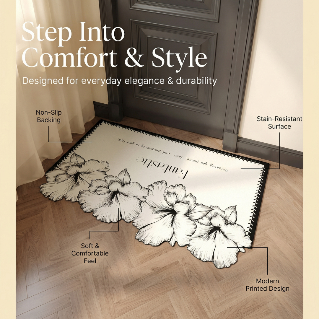 Modern Luxury Non-Slip Mat with Durable and Stain-Resistant Surface