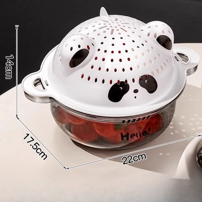 Double-Layer Multi-Purpose Drain & Storage Basket