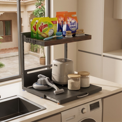Expandable Kitchen Countertop Appliance Organizer